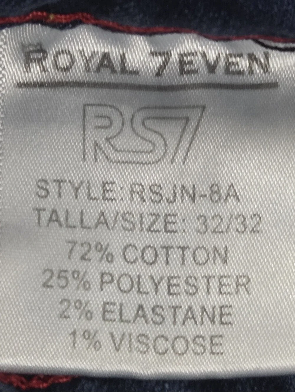Royal 7even RS7 Paint Splatter Stretch Slim Jeans - 32x32 - Picture 7 of 9